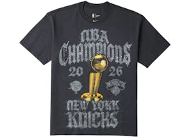 Nike New York Knicks 2026 NBA Finals Champions Authentic On Court T-shirt Grey - main view