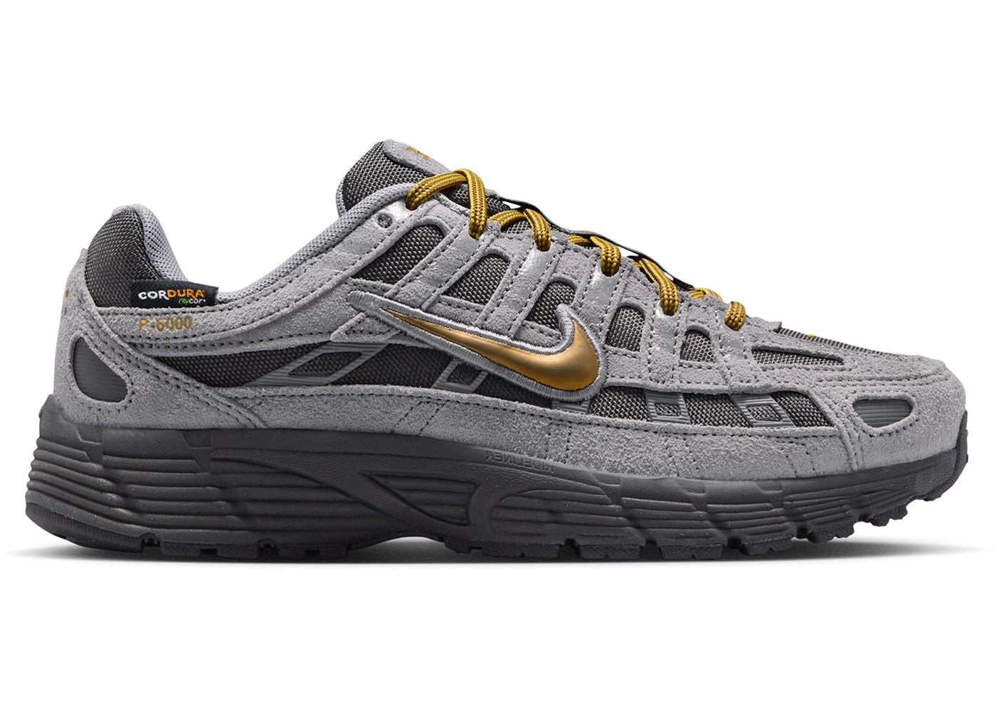 Nike P-6000 Premium Medium Ash Grey Golden Hops