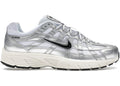 Nike P-6000 White Metallic Silver Flat Silver Black