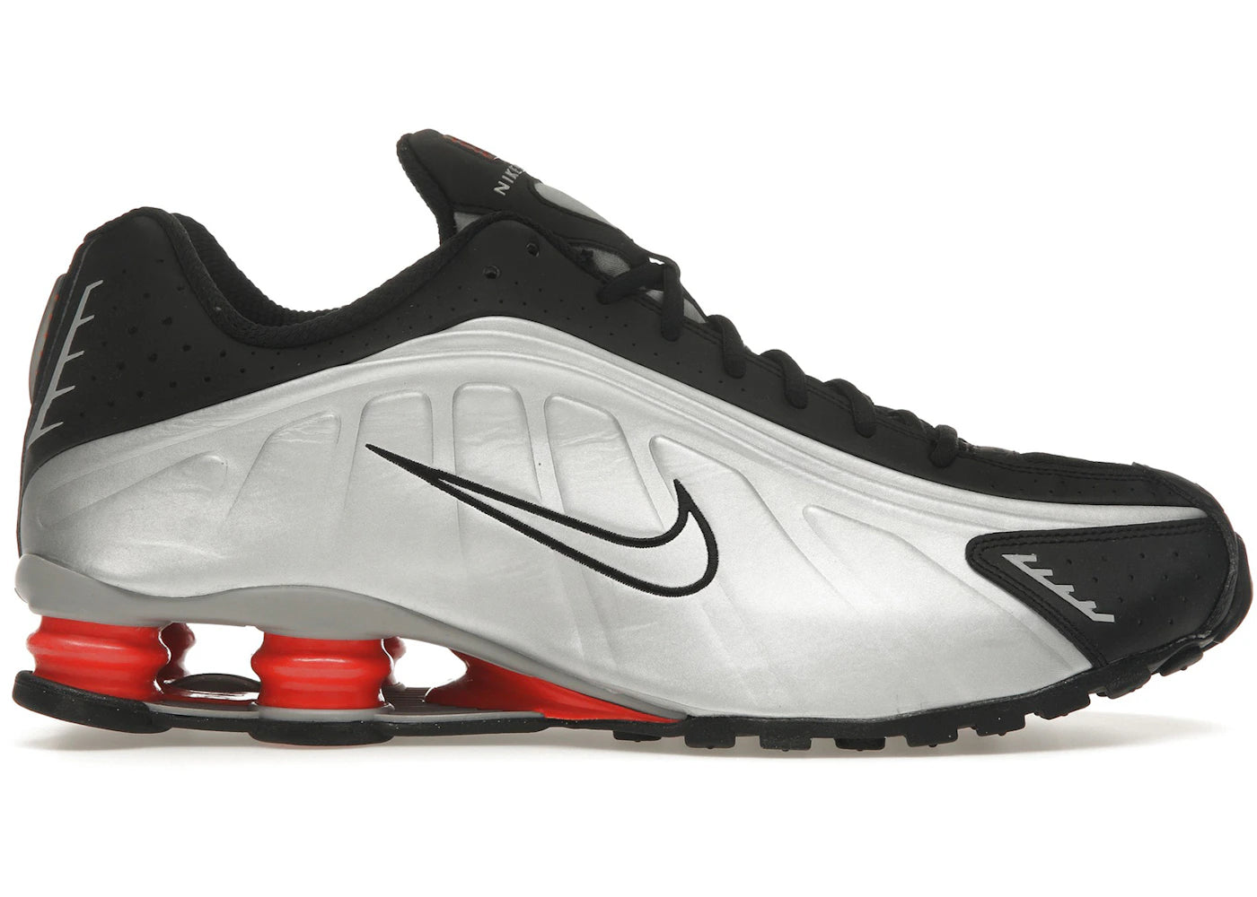 Nike Shox R4 Black Metallic Silver
