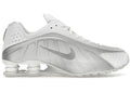 Nike Shox R4 White Bright Crimson Metallic Silver