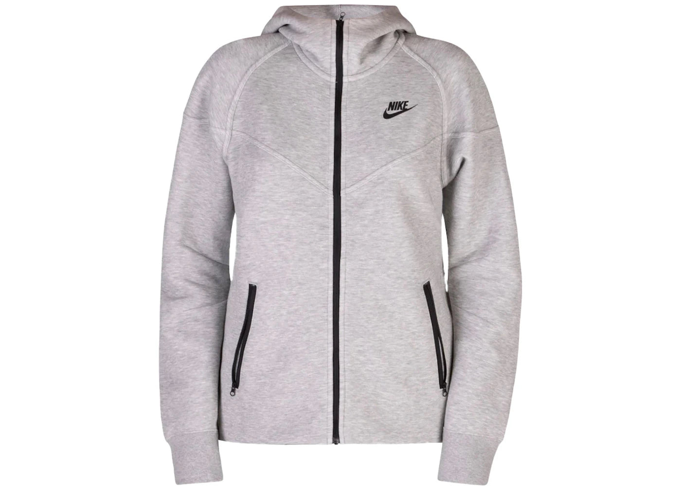 Nike Sportswear Women's Tech Fleece Windrunner Full-Zip Hoodie Light Grey/Heather/Black
