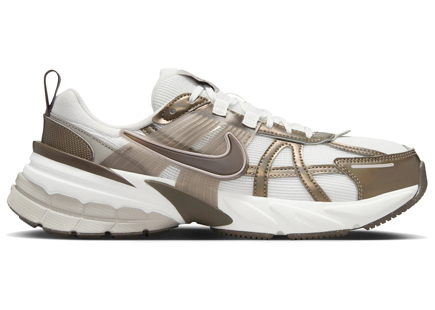 Nike V2K Run Mink Brown Summit White College Grey Ironstone