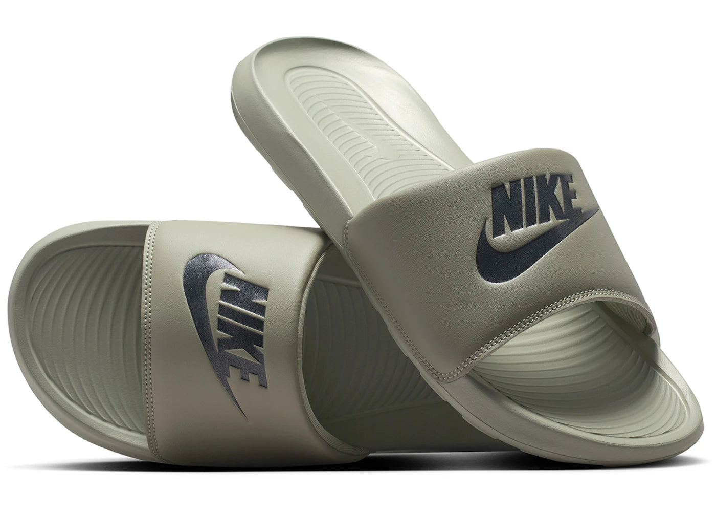 Nike Victori One claquette Brouillard d'épinette Noir