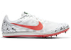 Nike Zoom Rival D 10 Weiß/Flash Crimson