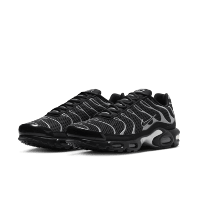 Nike Air Max Plus Premium Black Reflective Silver