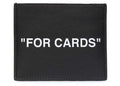 Schwarzer, cremefarbener InchFOR CARDS Inch Kartenhalter