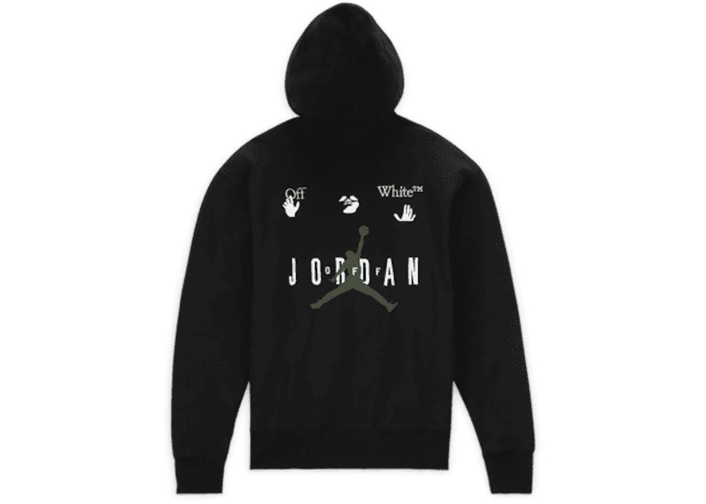 OFF-WHITE x Jordan Hoodie  Black
