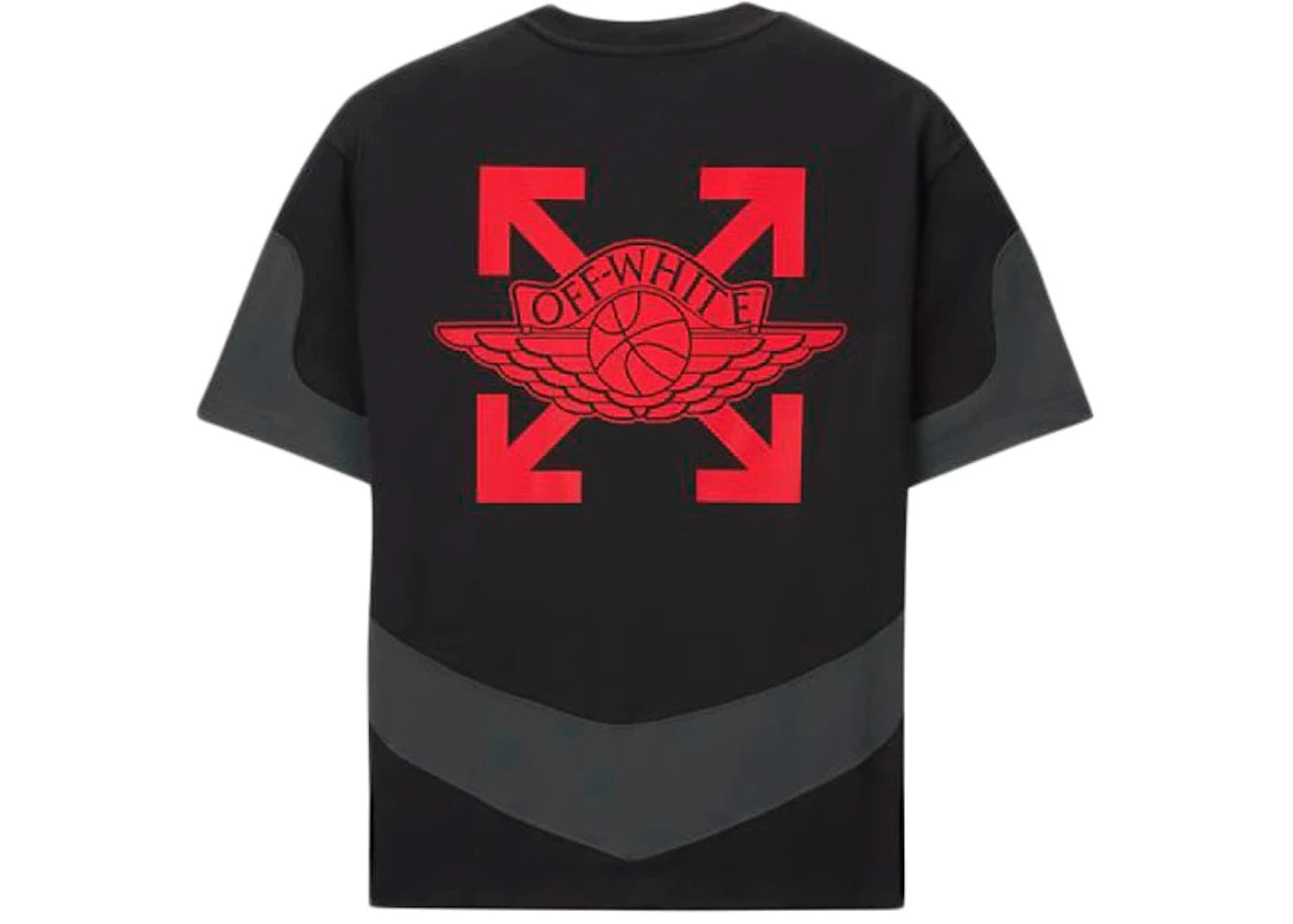 T-shirt OFF-WHITE x Jordan Noir