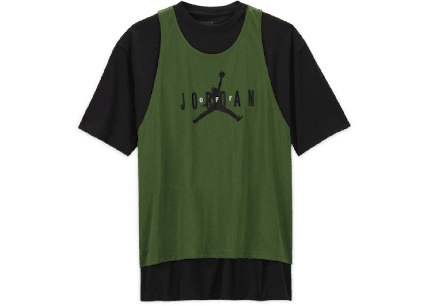 OFF-WHITE x Jordan Oberteil Grün/Schwarz