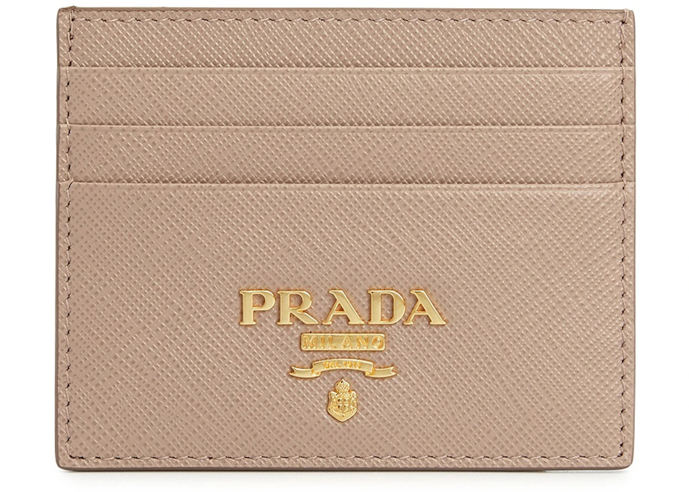 Prada Saffiano Card Holder PinkBeige