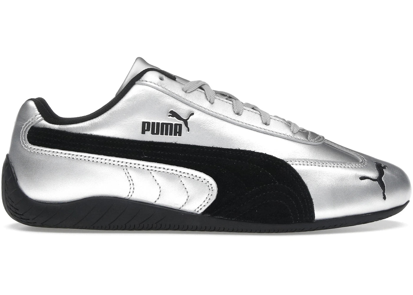 Puma Speedcat Metallic Silber Schwarz