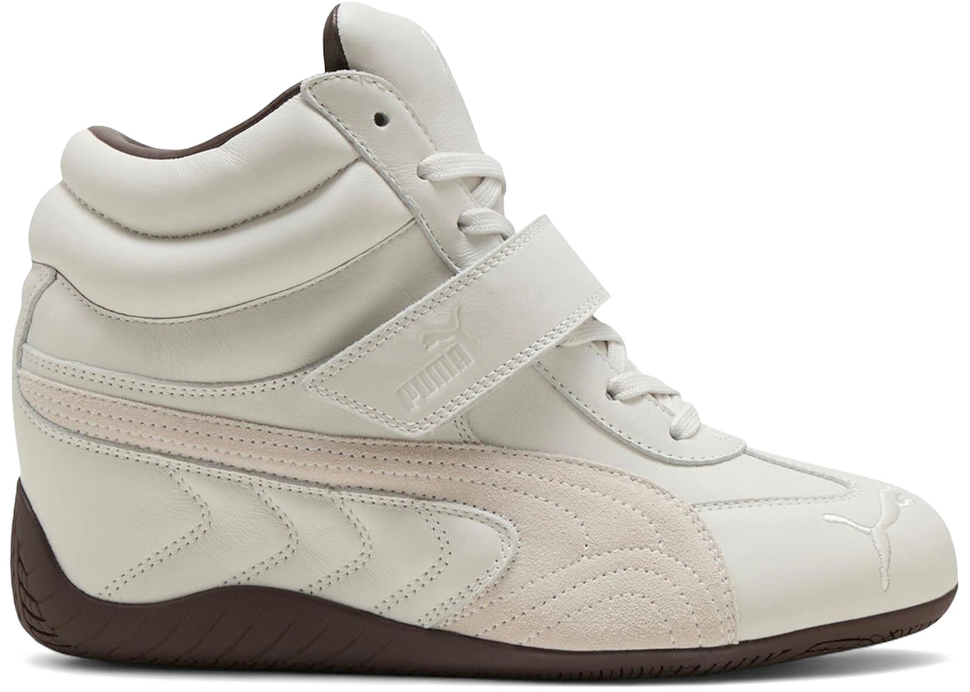 Puma Speedcat Wedge Blanc Marron