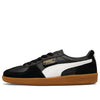 Puma Palermo Cuir Noir Plume Gris Gomme