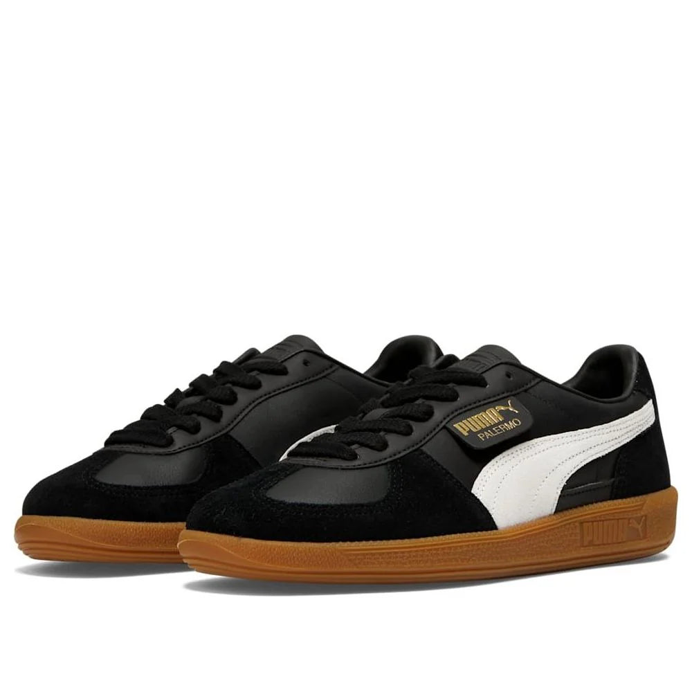 Puma Palermo Leather Black Feather Grey Gum