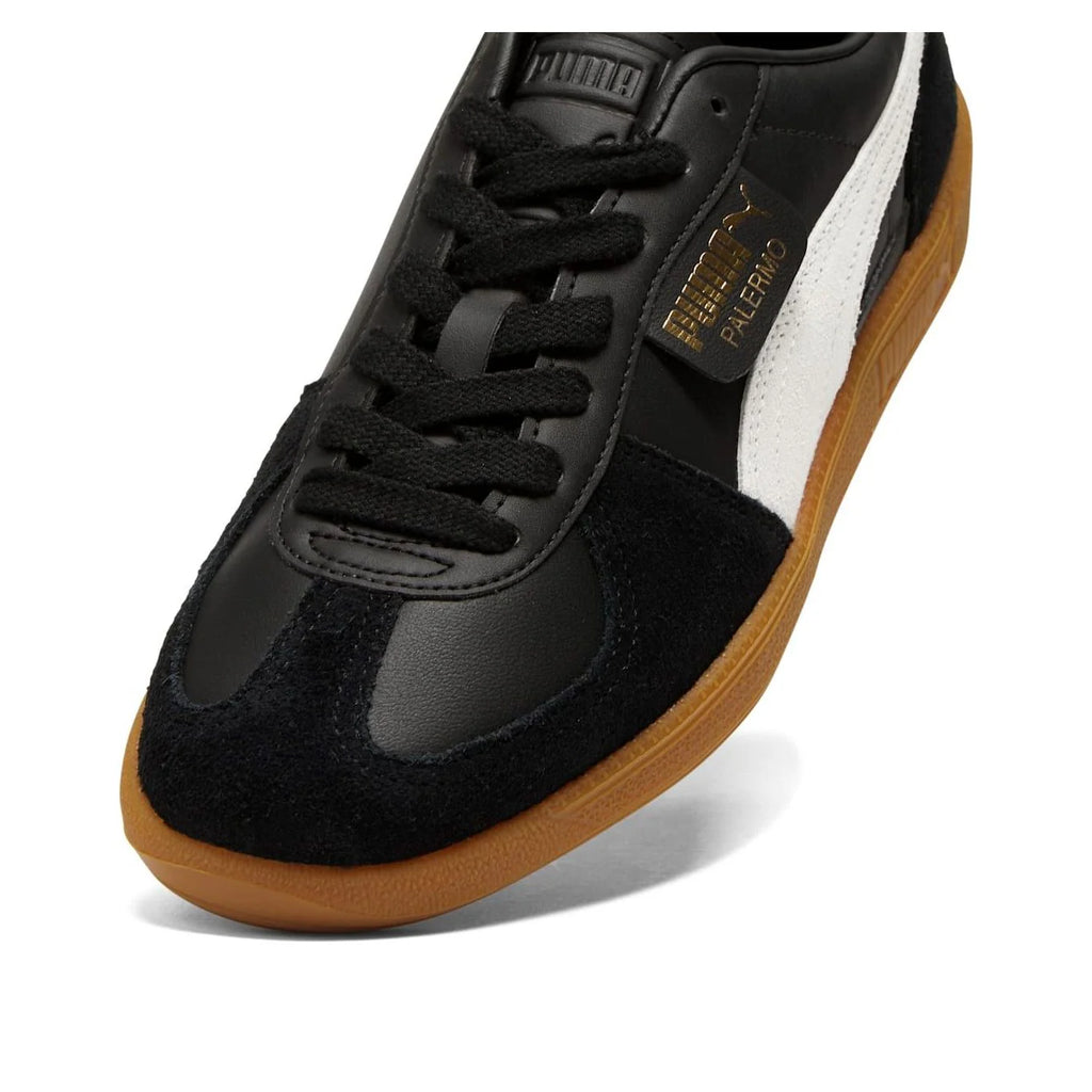 Puma Palermo Leather Black Feather Grey Gum