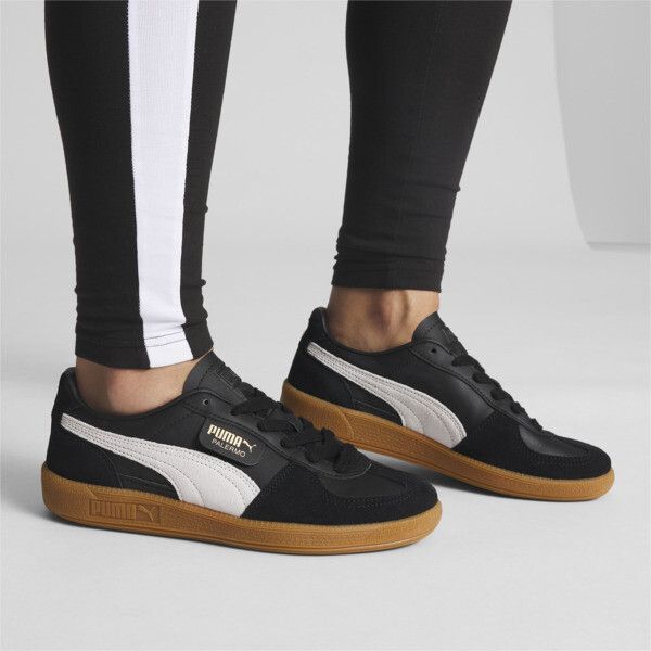 Puma Palermo Leather Black Feather Grey Gum