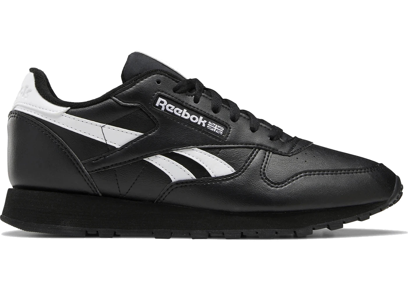 Reebok Classic Leather Vegan Black White