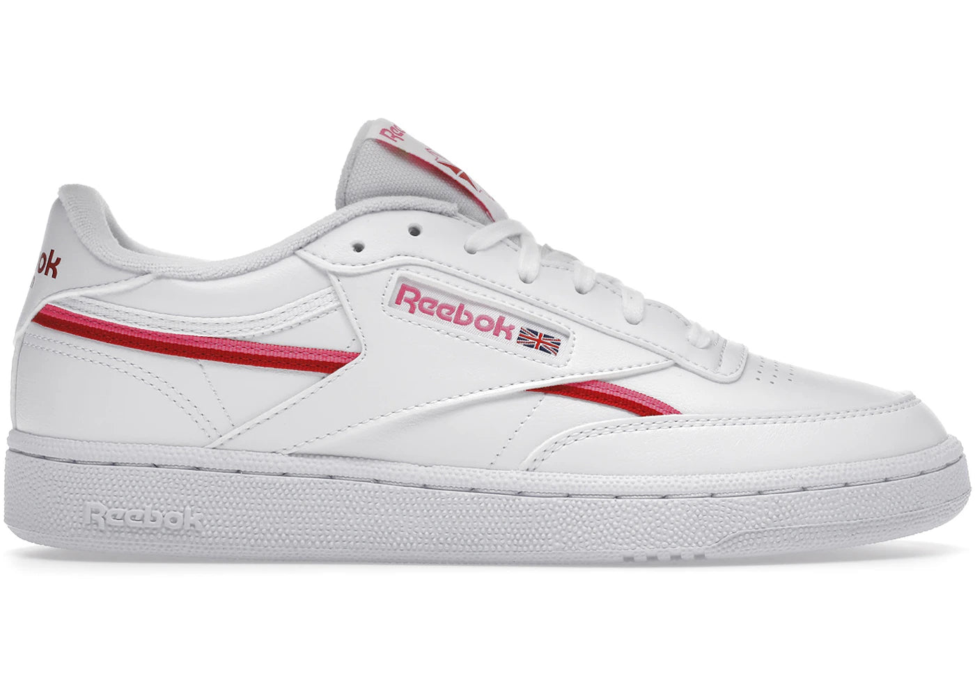 Reebok Club C 85 Vegan White Atomic Pink