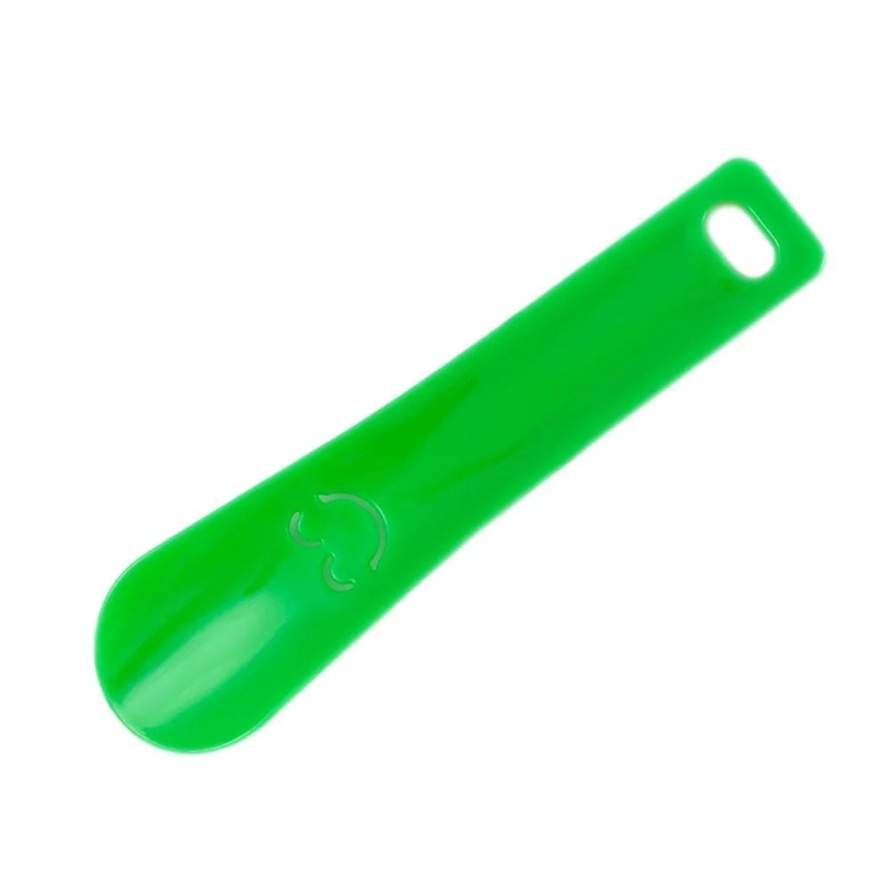 Compact Plastic Shoe Horn by Mr. Sneakerseller – Travel-Friendly Smiling Design (15 cm)