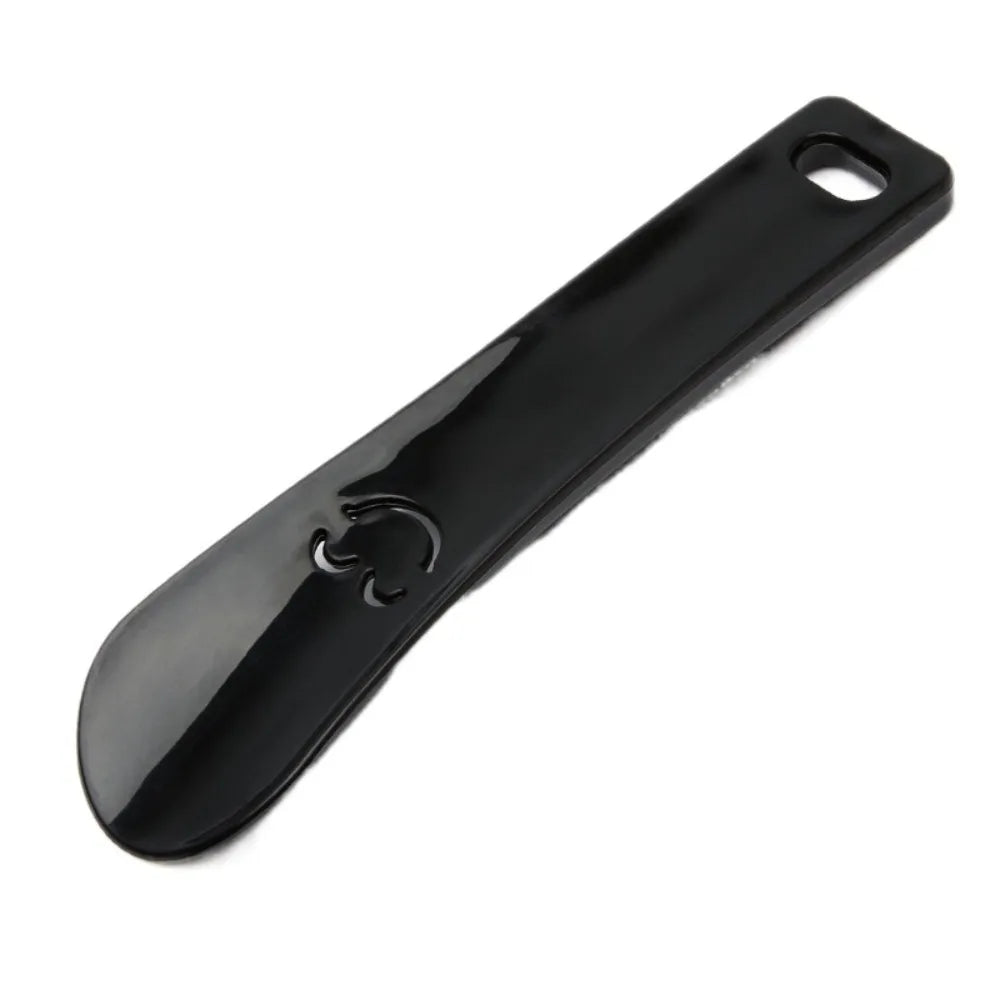 Compact Plastic Shoe Horn by Mr. Sneakerseller – Travel-Friendly Smiling Design (15 cm)