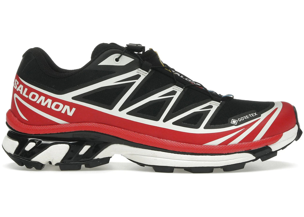 Salomon XT-6 Gore-Tex Black Flame Scarlet