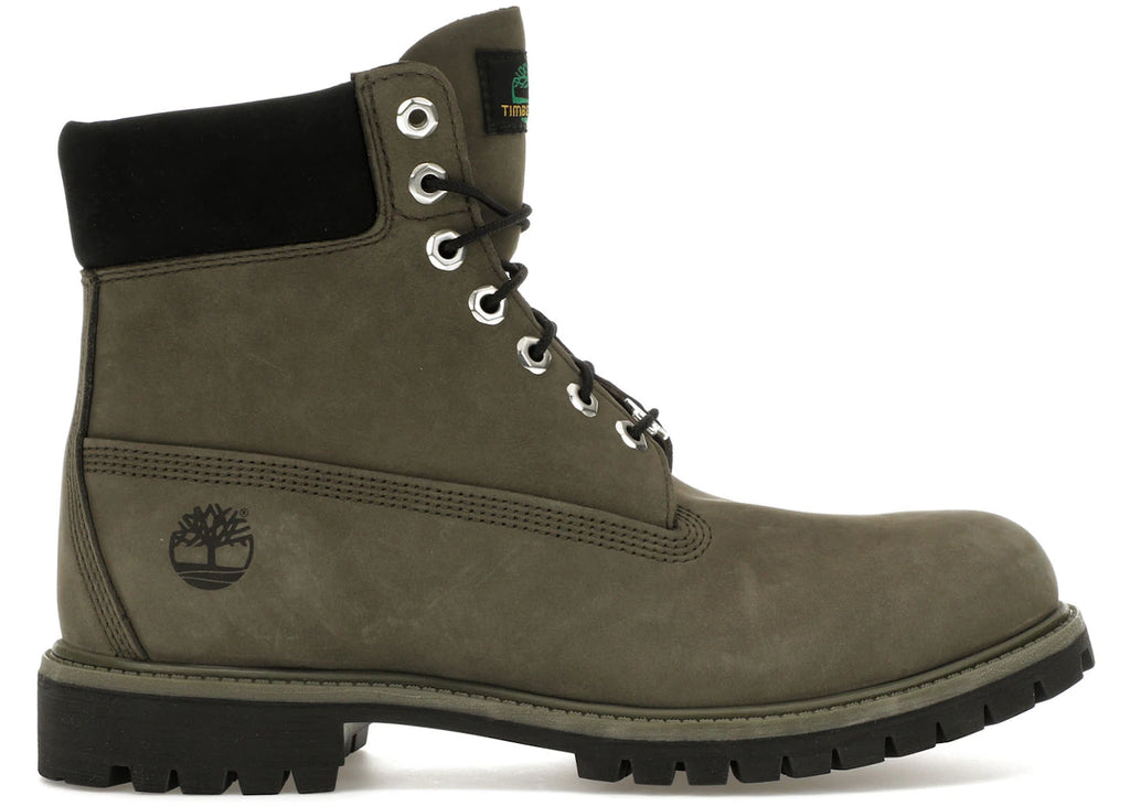 Timberland 6 Inch Premium Waterproof Boot Dark Green Black