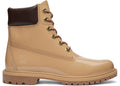 Timberland Bottes imperméables Premium 6 Inch en cuir verni marron clair