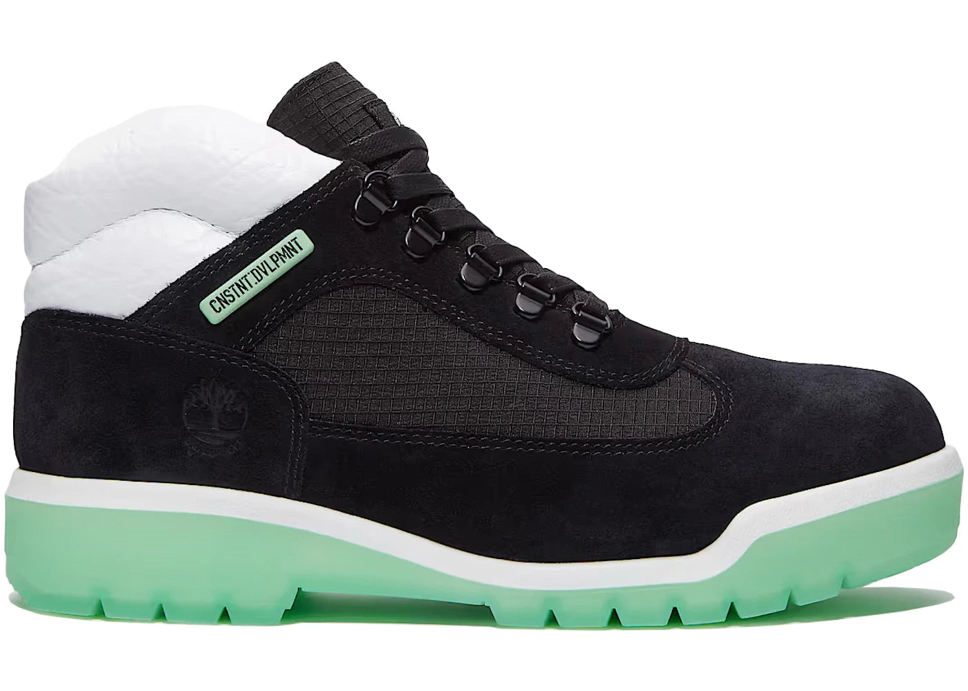 Bottes de terrain imperméables Timberland CNSTNT DVLPMNT Noir Vert Glow