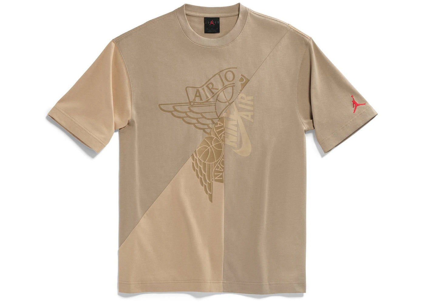 T-shirt Travis Scott Cactus Jack x Jordan Kaki/Désert