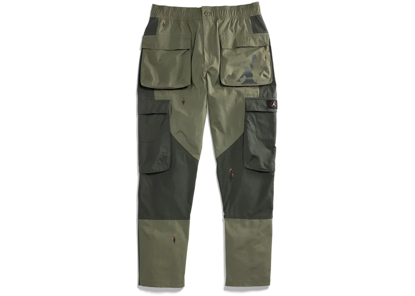 Travis Scott Jordan Cargo Hose Oliv
