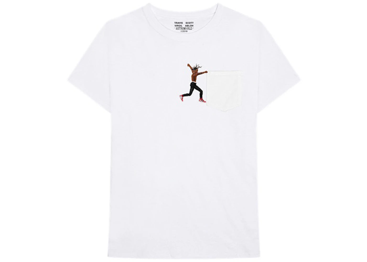Travis Scott x Virgil Abloh By A Thread T-Shirt Weiß