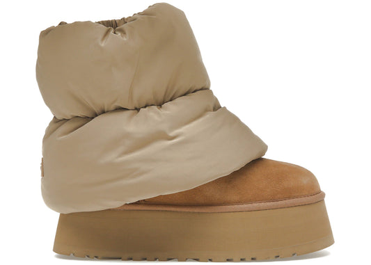 UGG Classic Mini Dipper Puffer Boot Amphora Chestnut