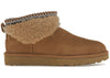 UGG Classic Ultra Mini Maxi Curly Boot Kastanienbraun