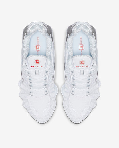 Nike Shox TL White Metallic Silver Max Orange