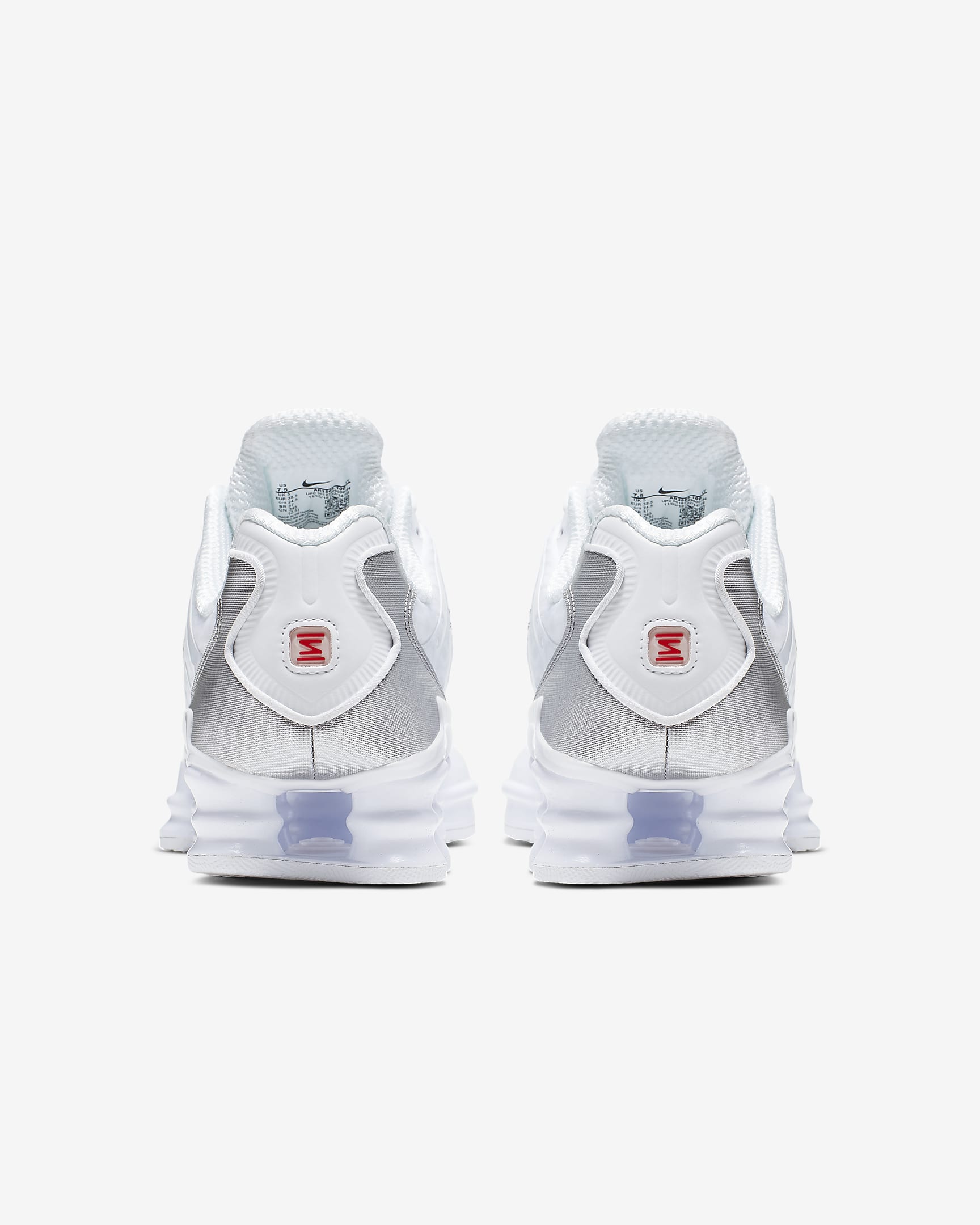 Nike Shox TL White Metallic Silver Max Orange