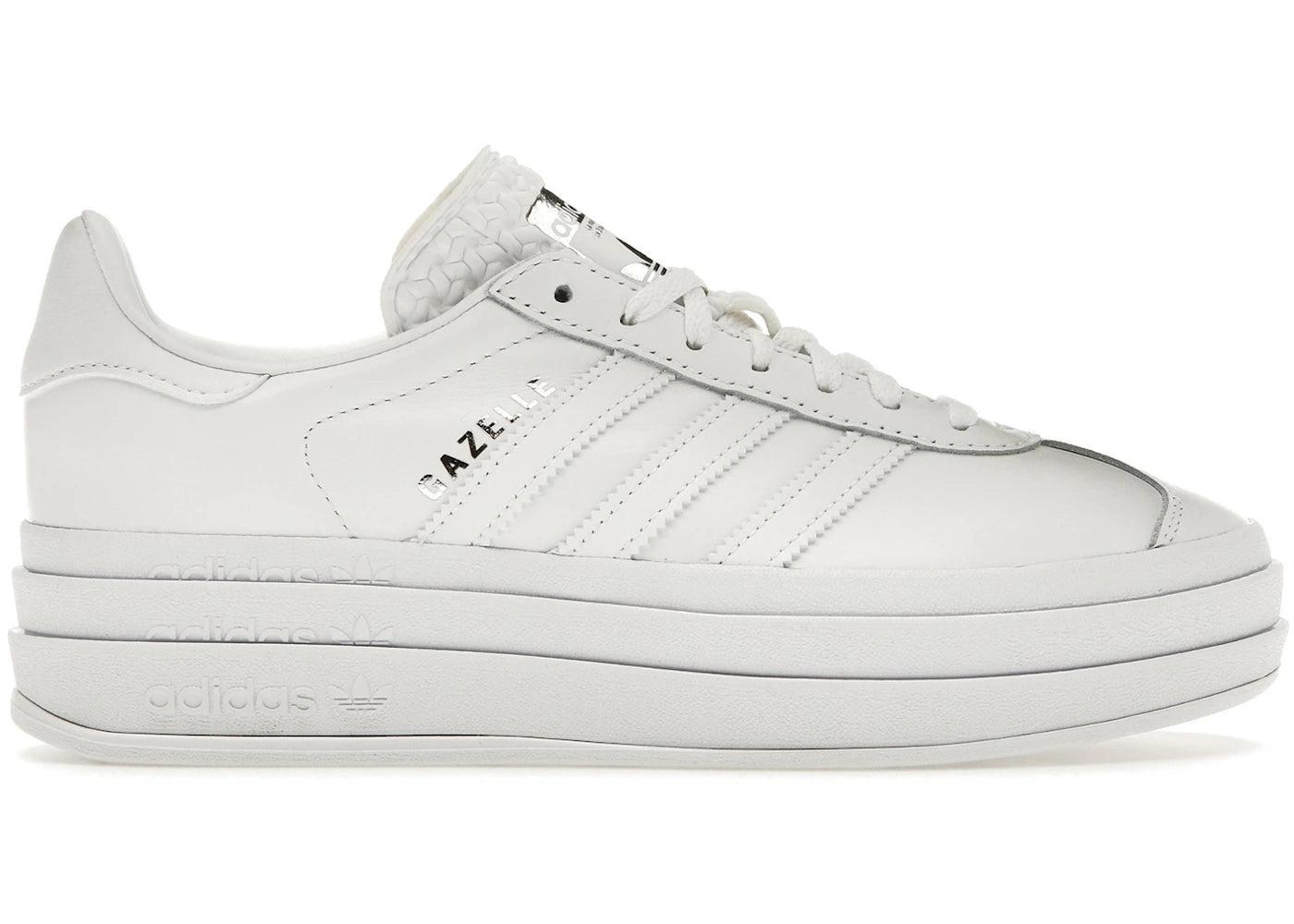 adidas Gazelle Bold Triple White
