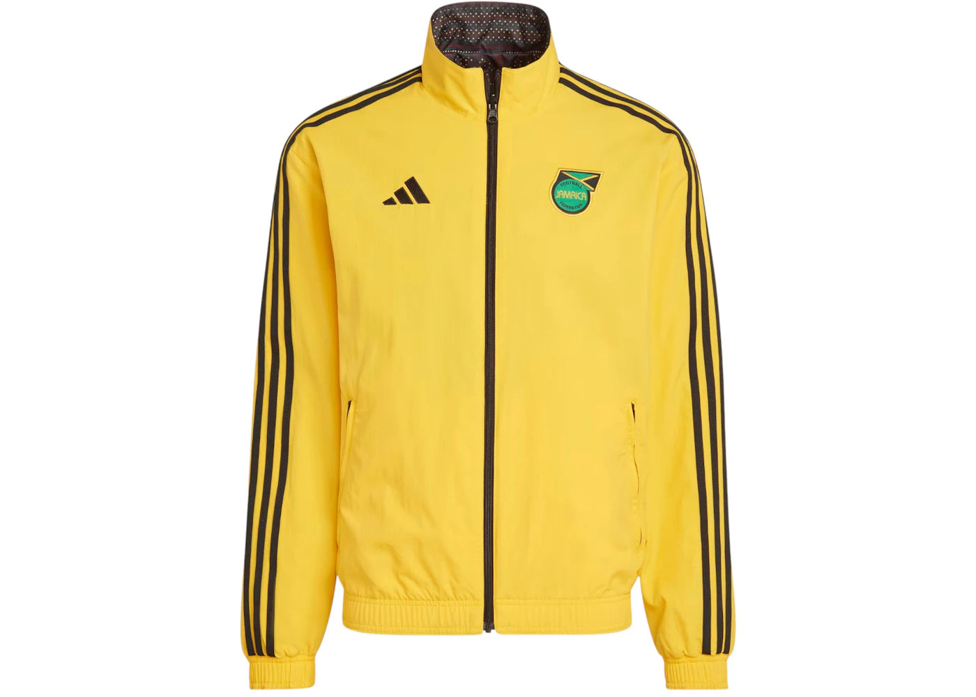 adidas x Wales Bonner Jamaica Anthem Reversible Jacket Bold Gold/Black - main view