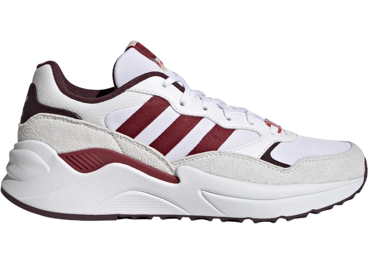 adidas Retropy Adisuper Her Vegan Cloud White Collegiate Burgundy Shadow Maroon