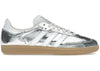 adidas Samba OG Silver Metallic Cracked Leather