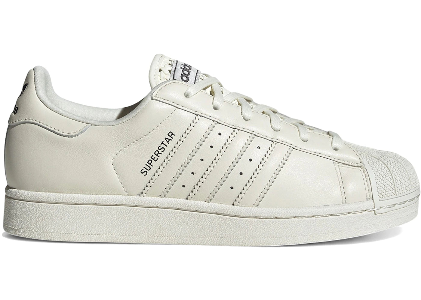 adidas Superstar II Languette Tressée Blanc Cassé