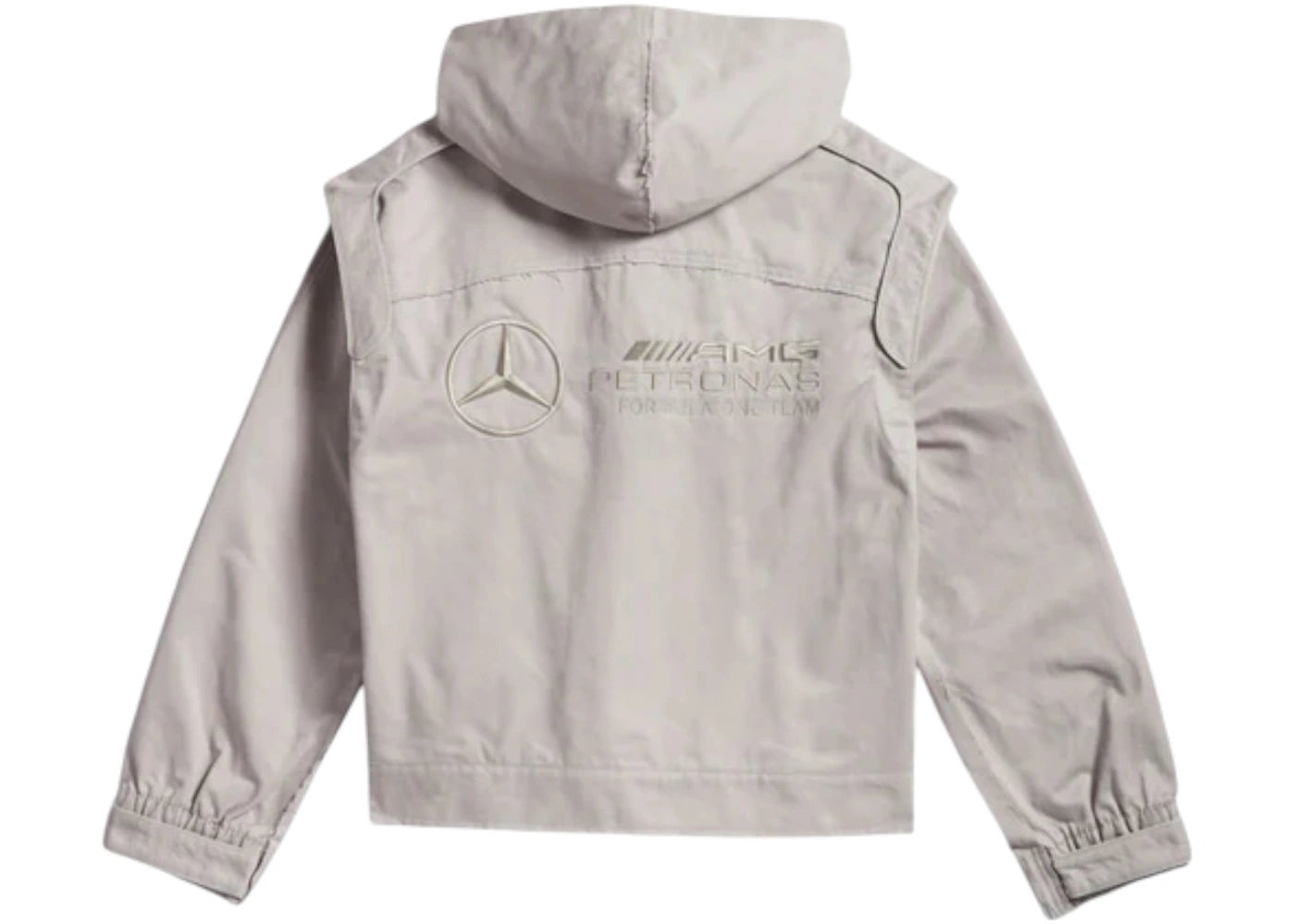 adidas x Bad Bunny x Mercedes-AMG F1 Racing Zip Up Balaclava Track Top Grey - main view