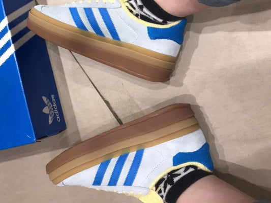 adidas Gazelle Bold Almost Blue Yellow