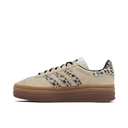 adidas Gazelle Bold Cream Black Leopard