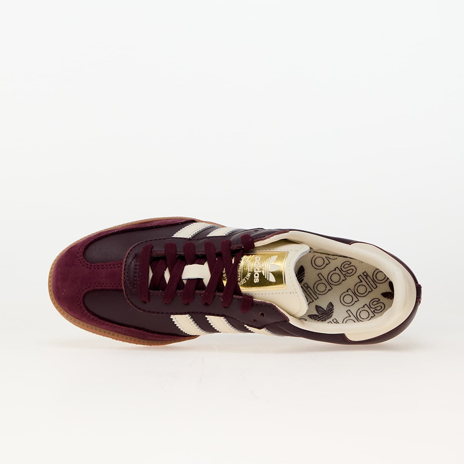 adidas Samba OG Maroon Gold Metallic