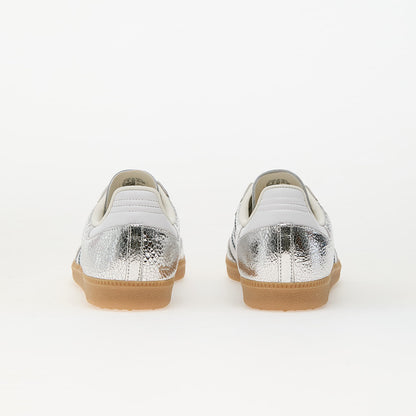 adidas Samba OG Silver Metallic Cracked Leather