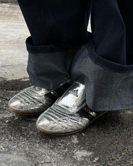 adidas Taekwondo Silver Metallic Black