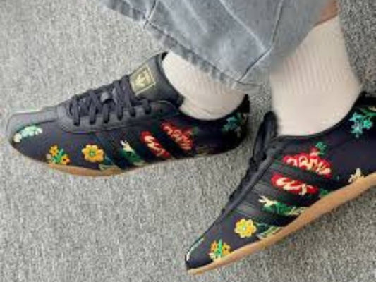 adidas Tokyo Black Floral Embroidery