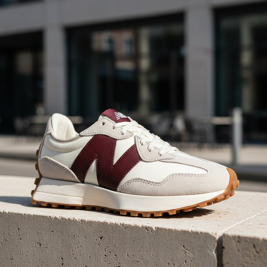 New Balance 327 Moonbeam Classic Bordeaux