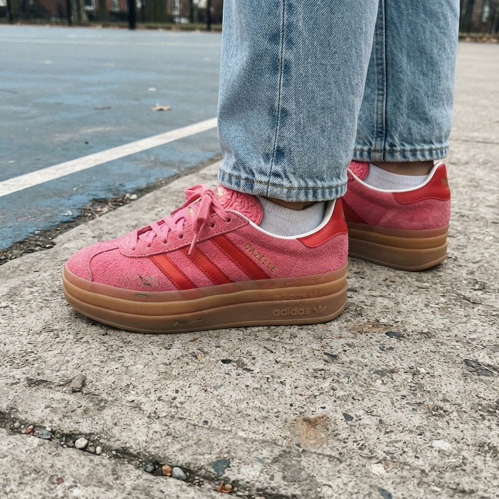 adidas Gazelle Bold Rose Tone Better Scarlet